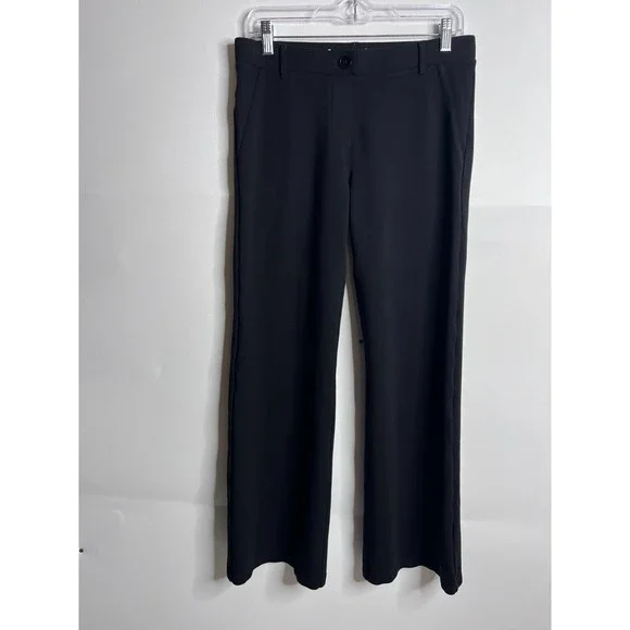 Betabrand Pants Womens Medium Petite Black Classic Bootcut Dress Pant Yoga Pants - Picture 4 of 12